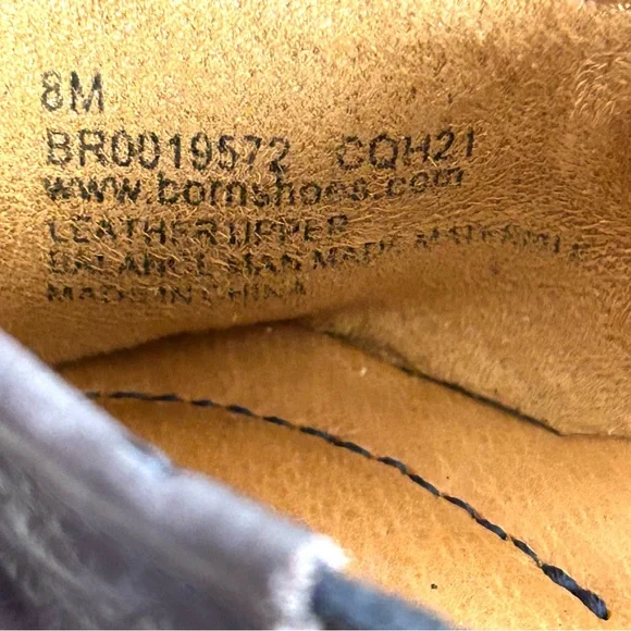 Born Cove Modern Blue Leather Flat Sandal Womens Size 8 M - Picture 9 of 10